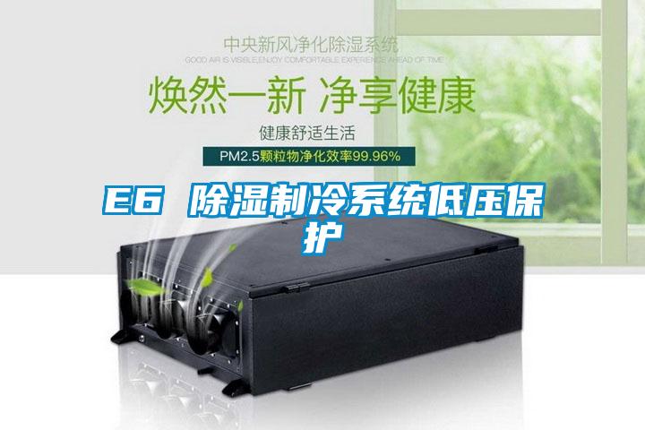 E6 91看片在线下载製冷係統低壓保護