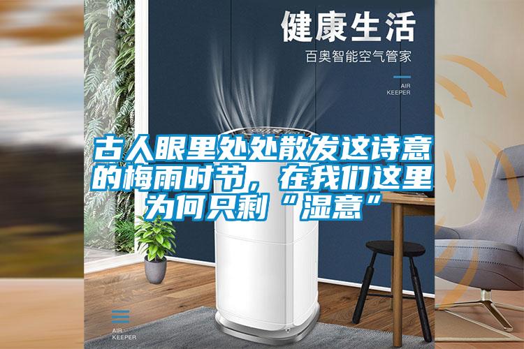 古人眼裏處處散發這詩意的梅雨時節，在91免费看片APP這裏為何隻剩“濕意”