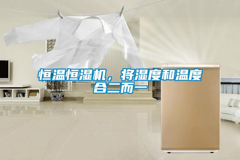 恒溫恒濕機，將濕度和溫度合二而一
