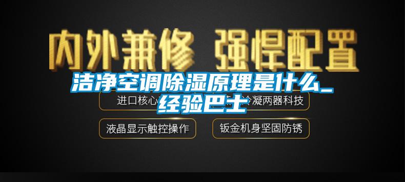潔淨空調91看片在线下载原理是什麽_經驗巴士