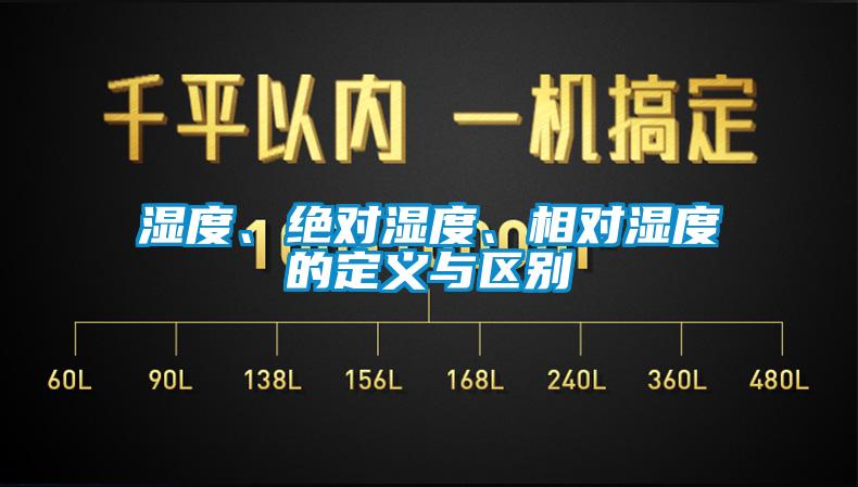 濕度、絕對濕度、相對濕度的定義與區別