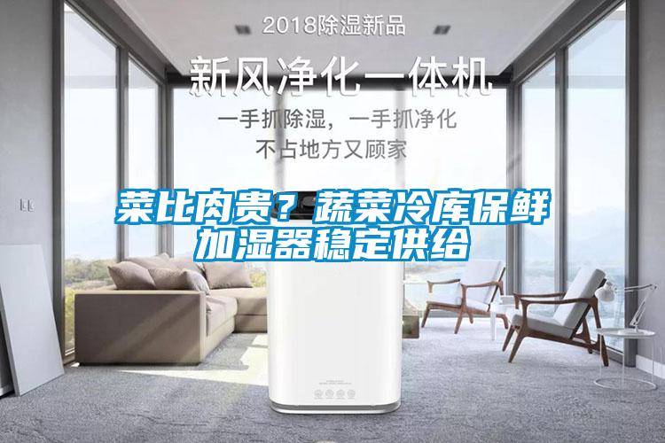 菜比肉貴？蔬菜冷庫保鮮加濕器穩定供給