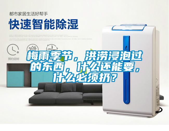 梅雨季節，洪澇浸泡過的東西，什麽還能要，什麽必須扔？
