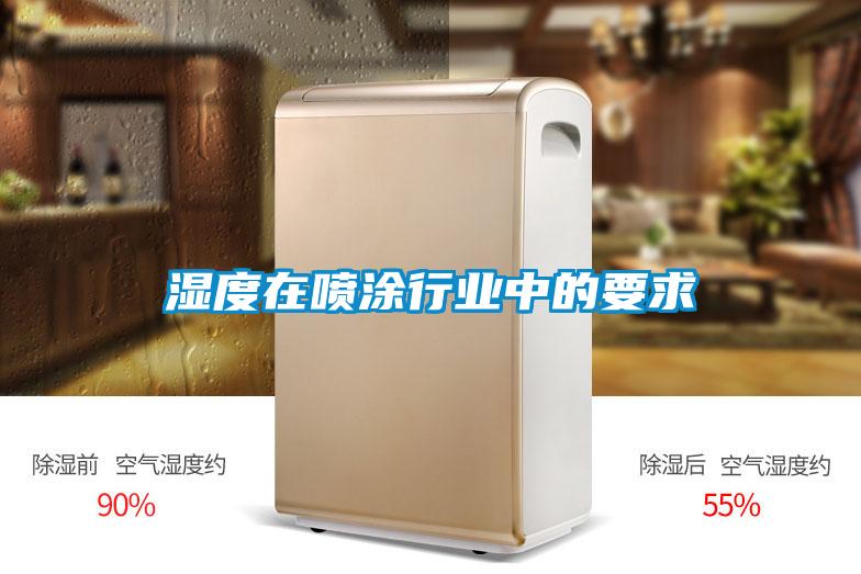 濕度在噴塗行業中的要求