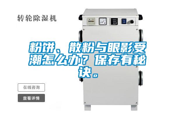 粉餅、散粉與眼影受潮怎麽辦？保存有秘訣。