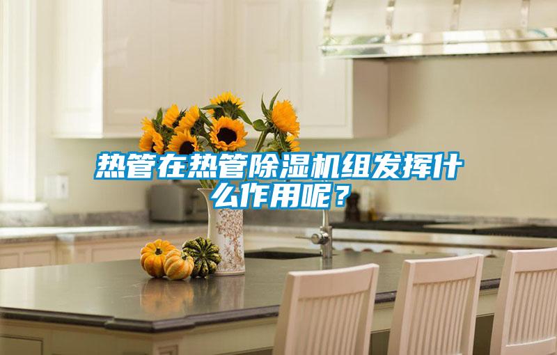 熱管在熱管91看片在线下载機組發揮什麽作用呢？
