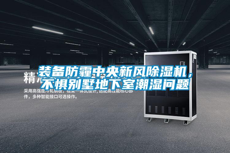 裝備防霾中央新風91看片在线下载機，不懼別墅地下室潮濕問題