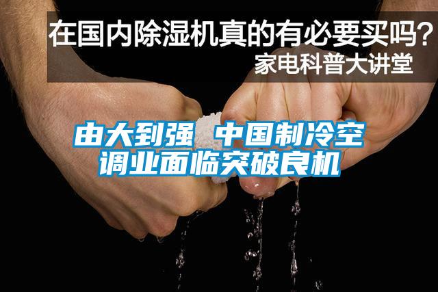 由大到強 中國製冷空調業麵臨突破良機