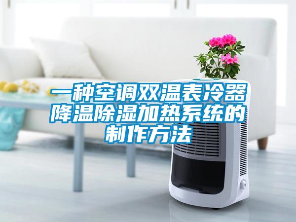 一種空調雙溫表冷器降溫91看片在线下载加熱係統的製作方法