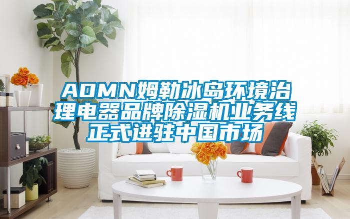 AOMN姆勒冰島環境治理電器品牌91看片在线下载機業務線正式進駐中國市場