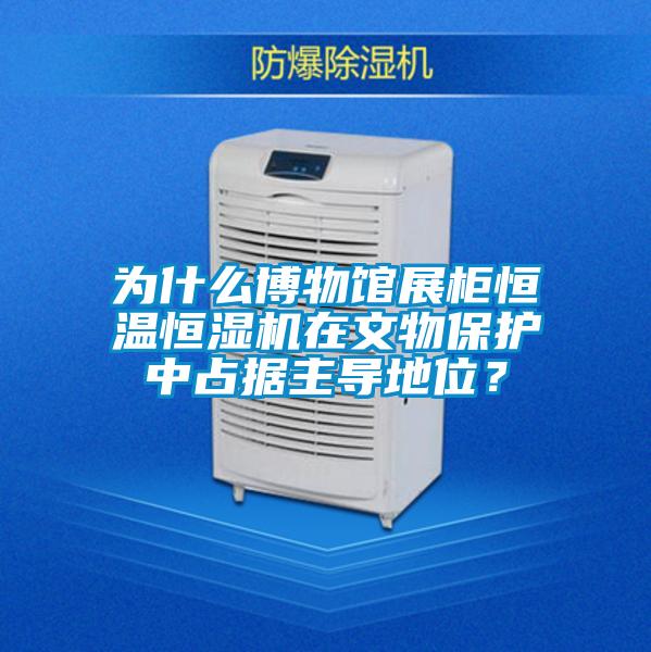 為什麽博物館展櫃恒溫恒濕機在文物保護中占據主導地位？