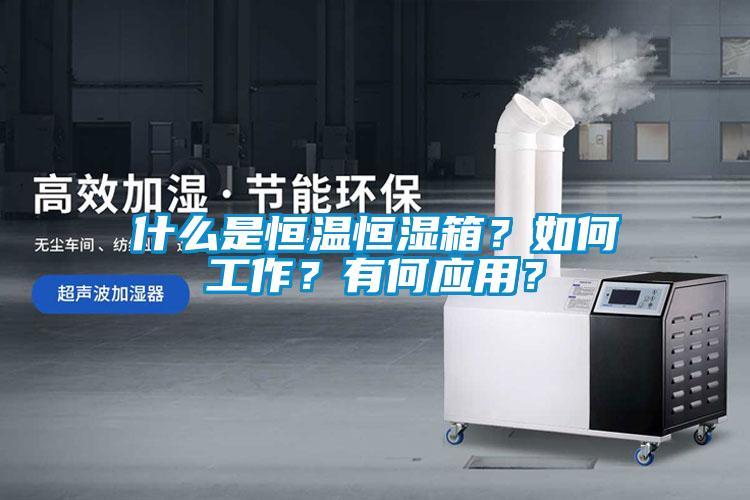 什麽是恒溫恒濕箱？如何工作？有何應用？