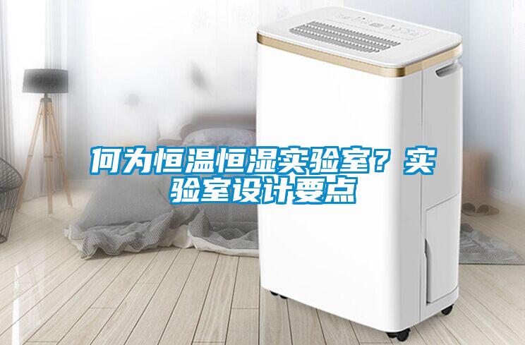 何為恒溫恒濕實驗室？實驗室設計要點