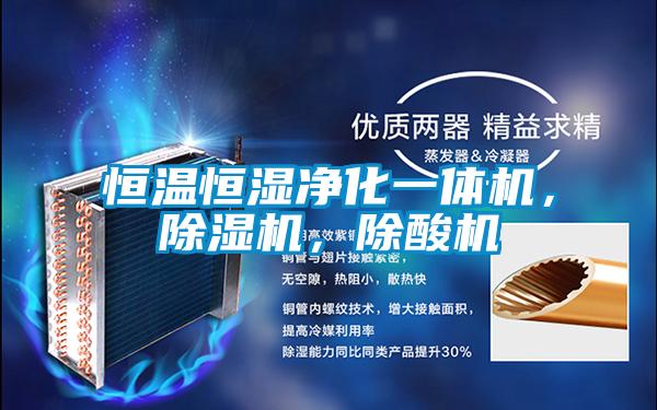 恒溫恒濕淨化一體機，91看片在线下载機，除酸機