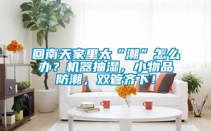 回南天家裏太“潮”怎麽辦？機器抽濕，小物品防潮，雙管齊下！