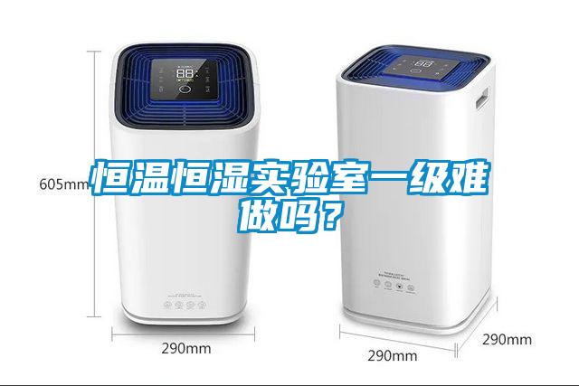 恒溫恒濕實驗室一級難做嗎？