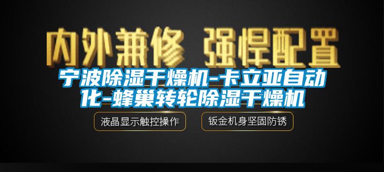 寧波91看片在线下载幹燥機-卡立亞自動化-蜂巢轉輪91看片在线下载幹燥機