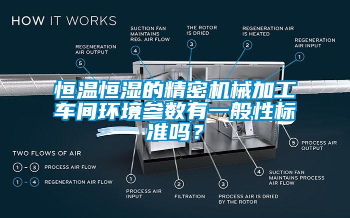 恒溫恒濕的精密機械加工車間環境參數有一般性標準嗎？