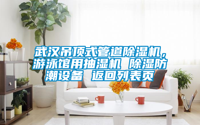 武漢吊頂式管道91看片在线下载機，遊泳館用抽濕機 91看片在线下载防潮設備 返回列表頁