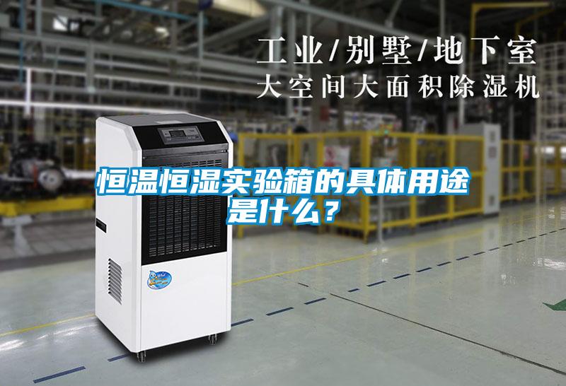 恒溫恒濕實驗箱的具體用途是什麽？