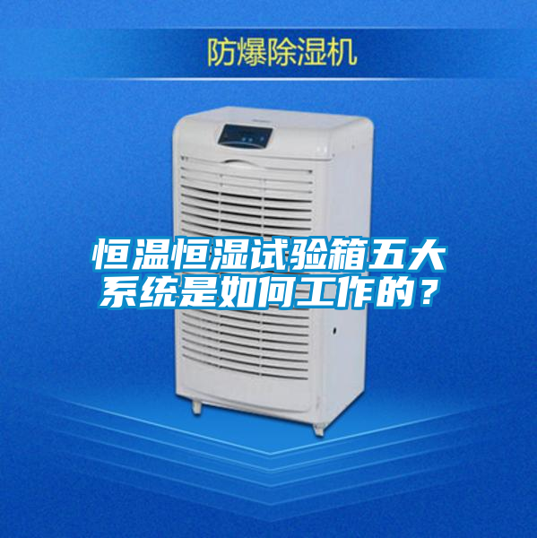 恒溫恒濕試驗箱五大係統是如何工作的？