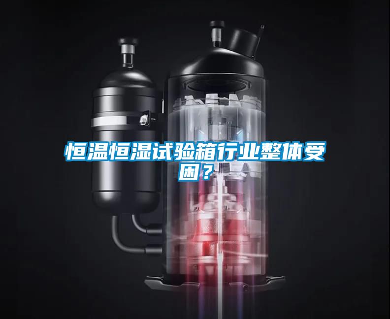 恒溫恒濕試驗箱行業整體受困？