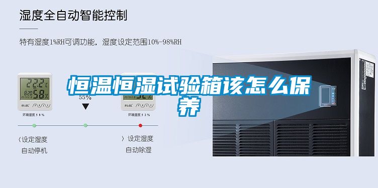 恒溫恒濕試驗箱該怎麽保養