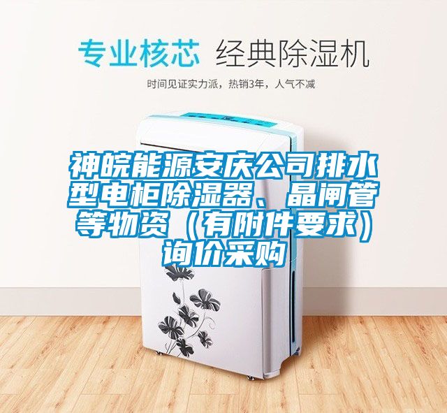 神皖能源安慶公司排水型電櫃91看片在线下载器、晶閘管等物資（有附件要求）詢價采購