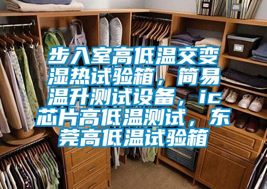步入室高低溫交變濕熱試驗箱，簡易溫升測試設備，ic芯片高低溫測試，東莞高低溫試驗箱