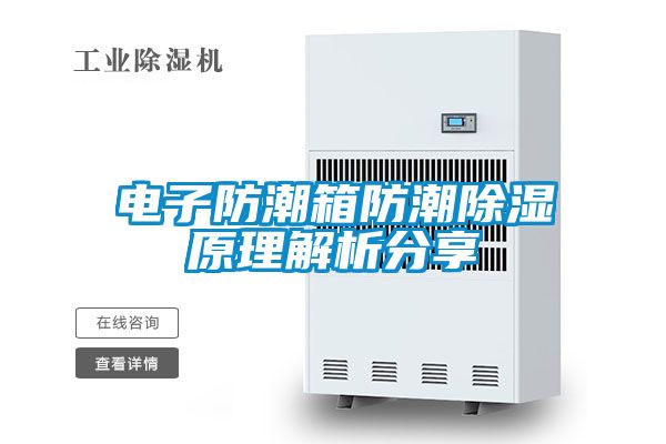 電子防潮箱防潮91看片在线下载原理解析分享