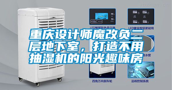 重慶設計師魔改負二層地下室，打造不用抽濕機的陽光趣味房