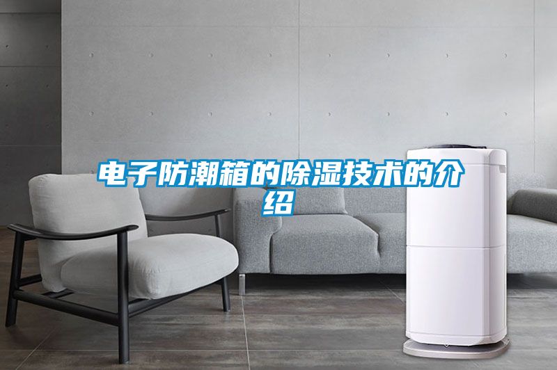 電子防潮箱的91看片在线下载技術的介紹