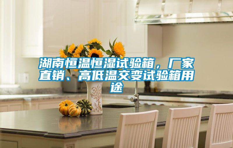 湖南恒溫恒濕試驗箱，廠家直銷、高低溫交變試驗箱用途