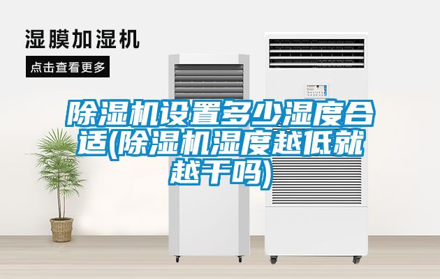 91看片在线下载機設置多少濕度合適(91看片在线下载機濕度越低就越幹嗎)