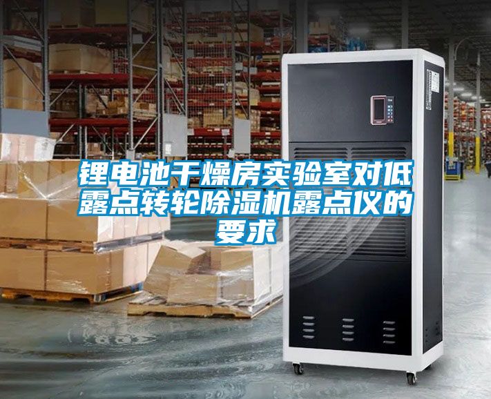 鋰電池幹燥房實驗室對低露點轉輪91看片在线下载機露點儀的要求