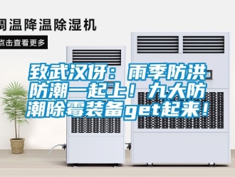 常見問題致武漢伢：雨季防洪防潮一起上！九大防潮除黴裝備get起來！