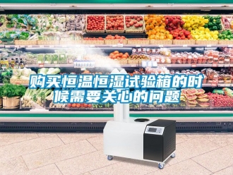 知識百科購買恒溫恒濕試驗箱的時候需要關心的問題