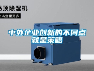知識百科中外企業創新的不同點就是策略