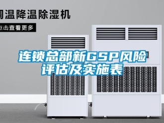 企業手机看片AV短片連鎖總部新GSP風險評估及實施表