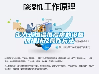 知識百科步入式恒溫恒濕房的設備原理以及操作方法