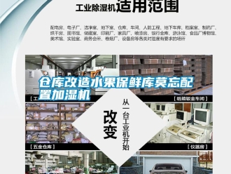 企業手机看片AV短片倉庫改造水果保鮮庫莫忘配置加濕機