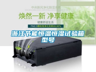 知識百科浙江節能恒溫恒濕試驗箱型號