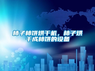 知識百科柿子柿餅烘幹機，柿子烘幹成柿餅的設備