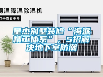 企業手机看片AV短片星傑別墅裝修“海派精工體係”，5招解決地下室防潮