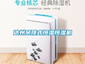 知識百科達州吊頂式恒溫恒濕機