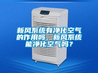 企業手机看片AV短片新風係統有淨化空氣的作用嗎，新風係統能淨化空氣嗎？